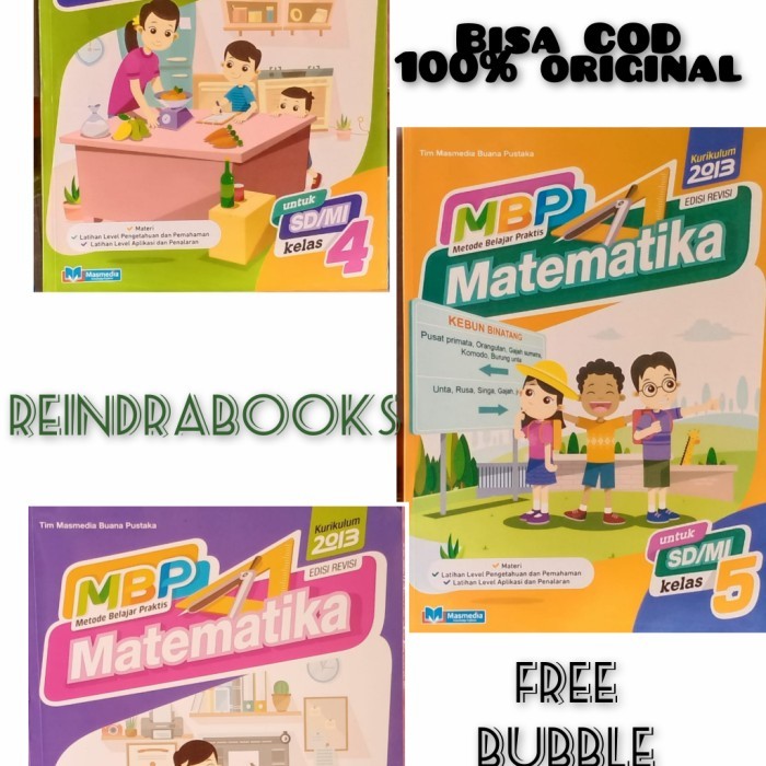 

BISA GROSIR MBP Matematika Masmedia SD/MI kelas 4.5.6 K13 edisi revisi