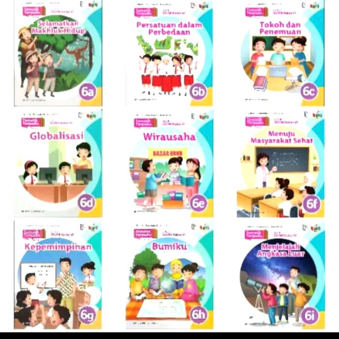 

KIRIM HARI INI buku baru tematik terpadu kelas 6 SD k13 Erlangga paket set a-i