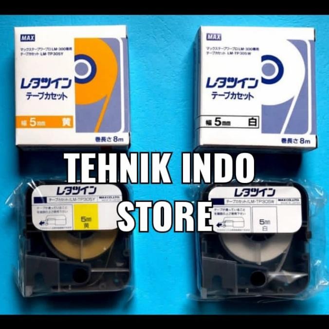 

Promo label pita KUNING 5MM LM-TP305Y SERIES LETATWIN NEW ORIGINAL COD