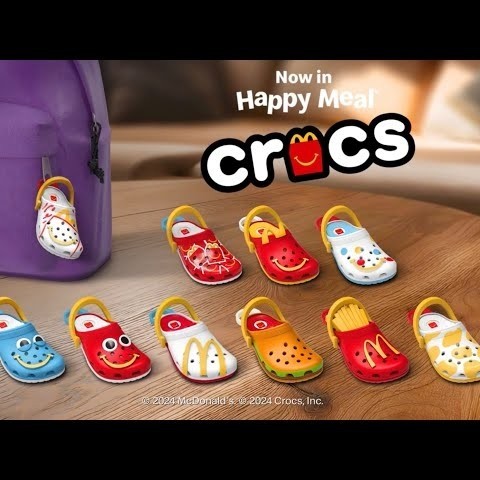 berkualitas Happy Meal Mcdonalds McD Crocs 2024 SALE