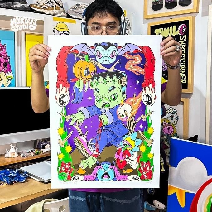 

MUKLAY Artprint "Hello Mr Frank