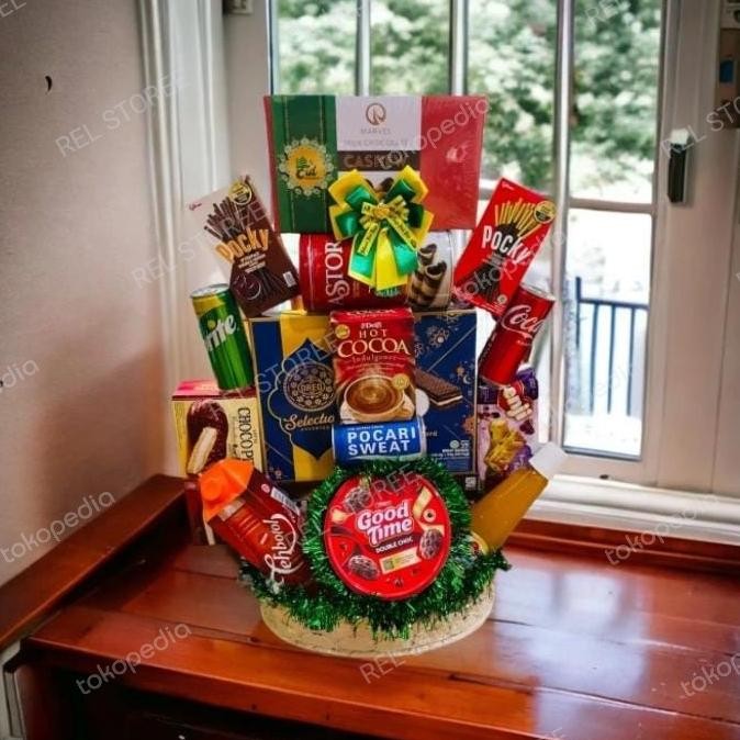 

Bingkisan Snack Lebaran / Parcel Snack Coklat Cashew Kusho_Ari