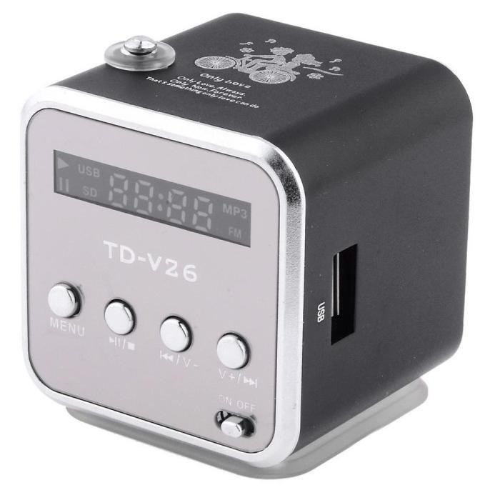 Grosir Radio Mini Speaker Mini Portabel Bluetooth Fm Radio Tf Card