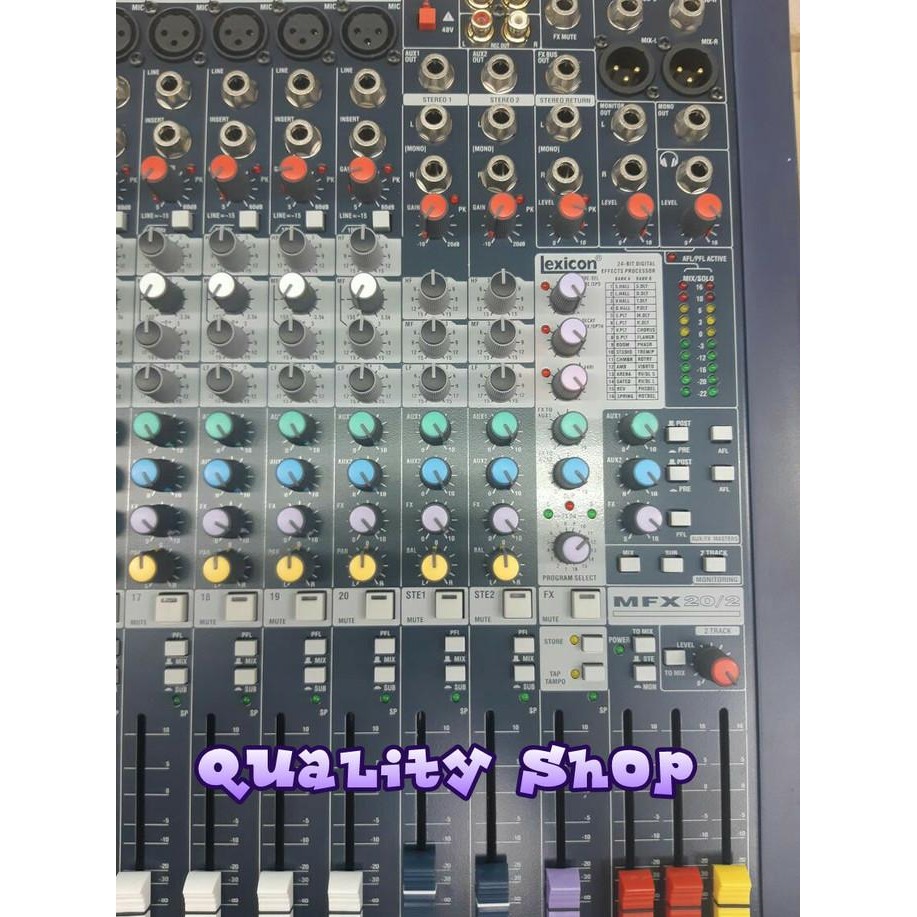Mixer Soundcraf 20 Channel Mfx 20/2 Baru Garansi 1 Tahun Ziwana.Kay