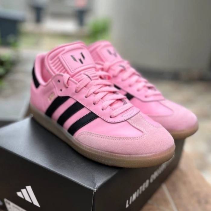 Sepatu Adidas Samba Dubizzle Pink Black Original