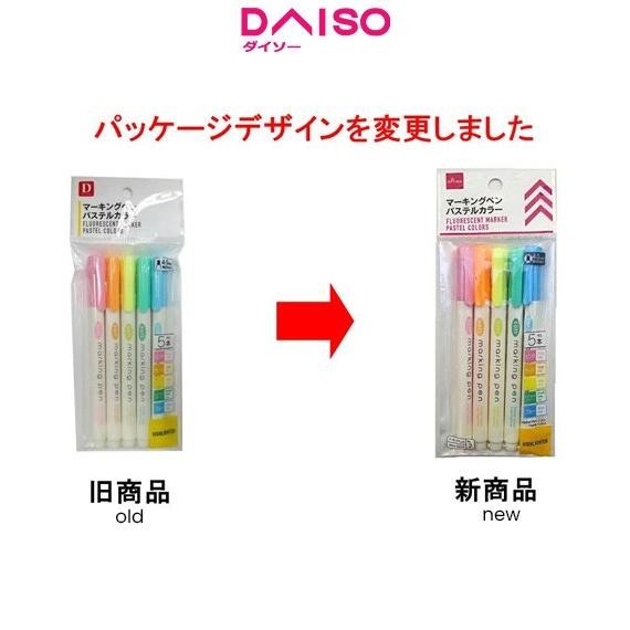 

Sale Daiso Marker Pen -5Pcs. - Pastel Colors-