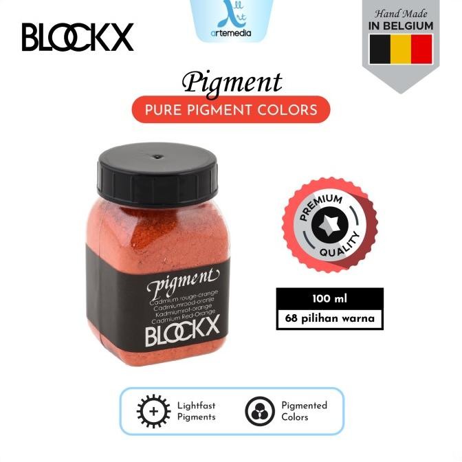 

Sale Blockx Pure Pigment Color 100 Ml Artists Quality Serbuk Warna 1/3