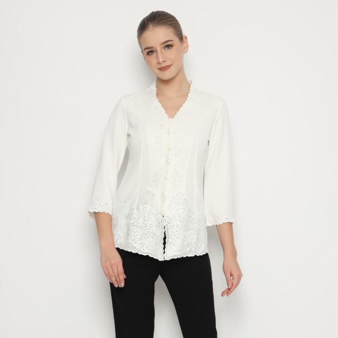 Grosir Blus Kebaya Bordir Lyne Halim Blouse 02353