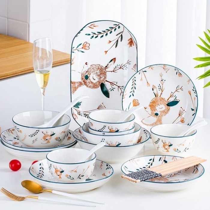 

Hampers kado natal christmas gift piring bowl ceramic set