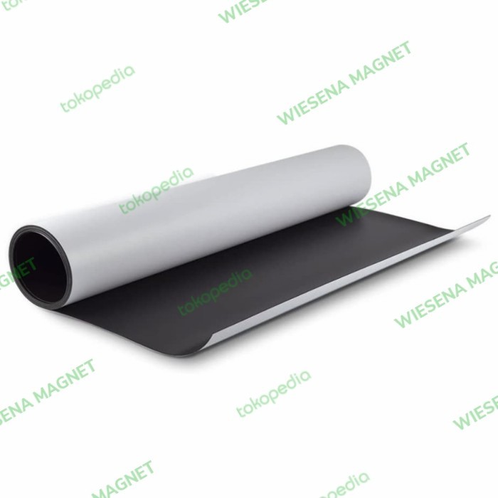 

Magnet Rubber White Board Papan tulis 100x60cm Tebal 0.7mm