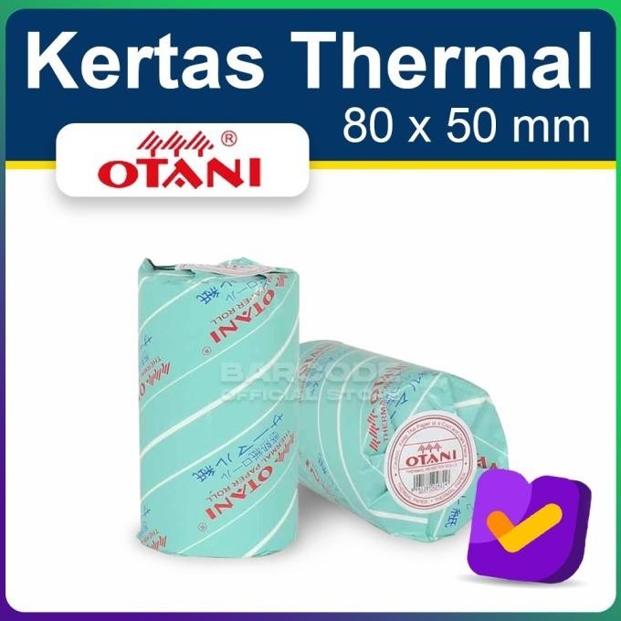 

Sale Kertas Thermal Otani 80 X 50 Mm Struk 80Mm 80X50Mm (10 Roll)