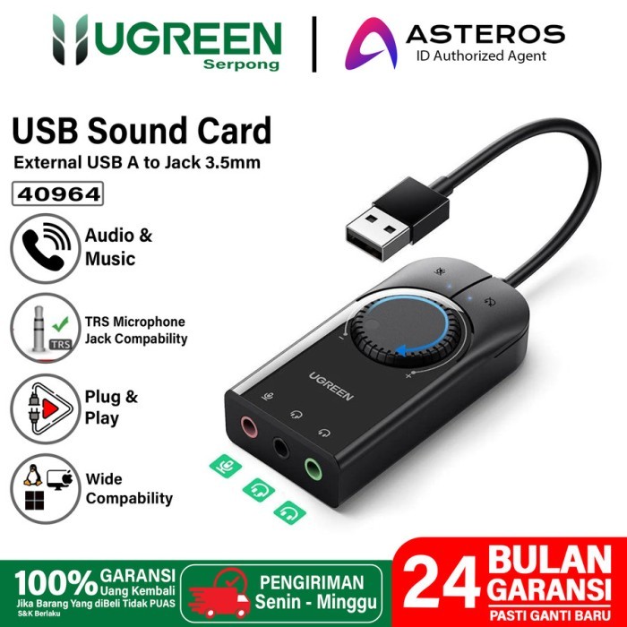 Ugreen Usb Soundcard External Ugreen Sound card External to Audio Mic