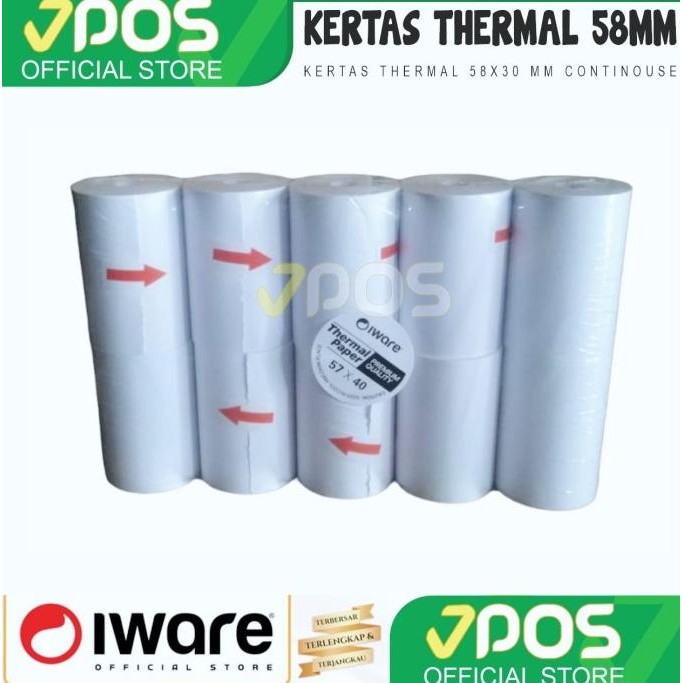 

Sale Kertas Thermal 58Mm Ukuran 30