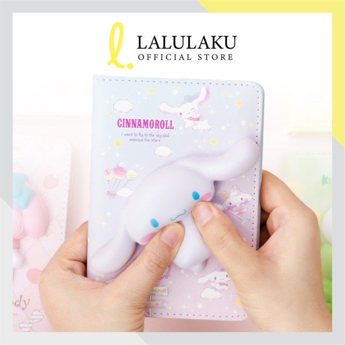 

Terlaris Buku Diary Melody Cinamonroll Hello Kitty 3D Squishy Book Notebook SALE