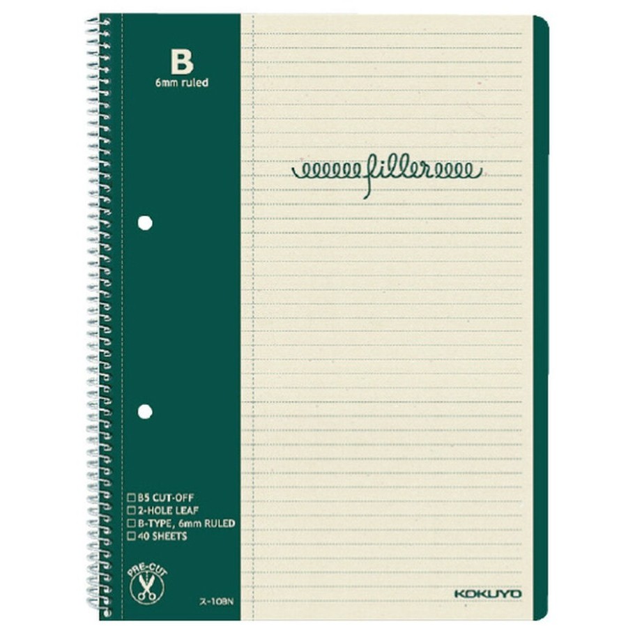 

Terlaris Notebook Kokuyo S-10BN B5 6mm Horizontal rule (with margin rule) SALE