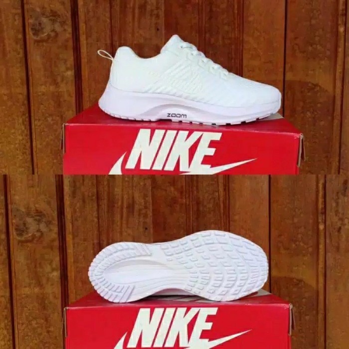 S841- Sepatu Nike Air / Sepatu Putih Polos