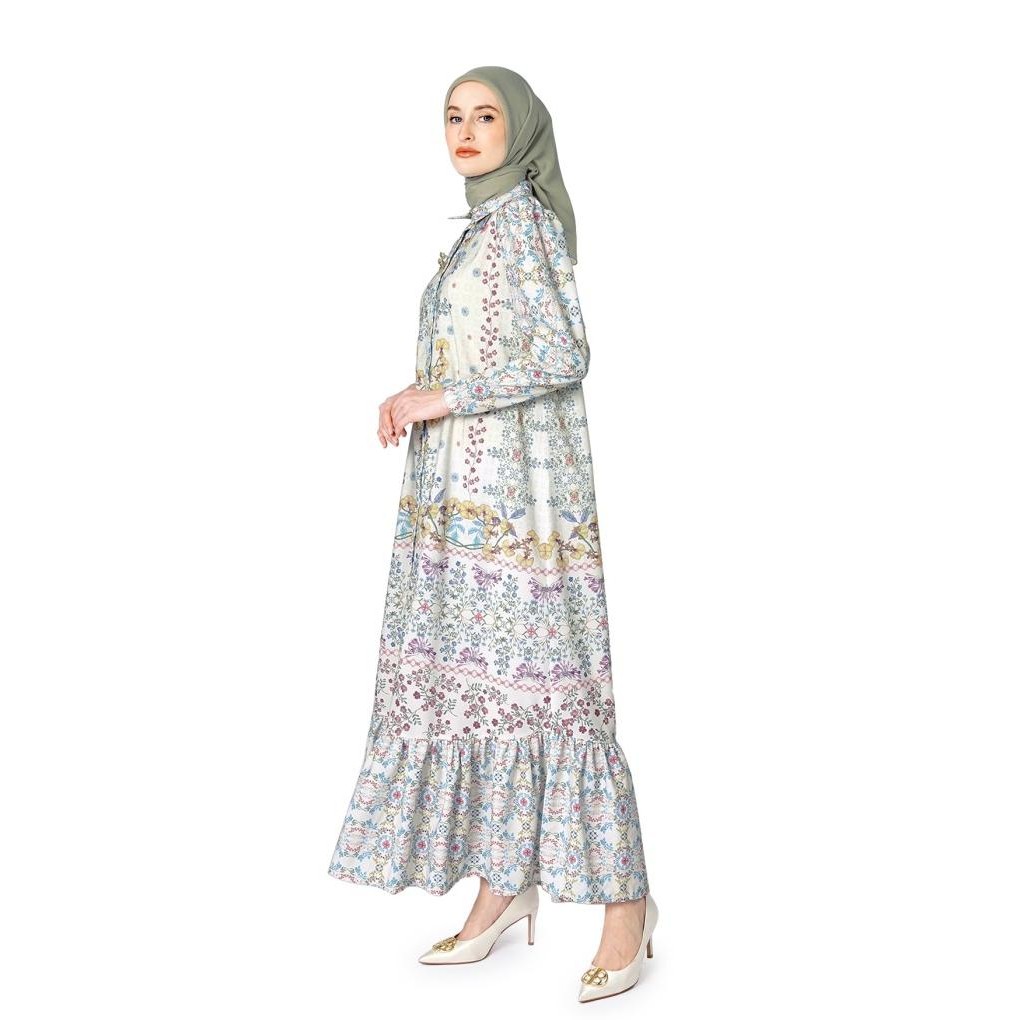 Murah Nada Puspita - Orchidea Ruffle Dress - Cream