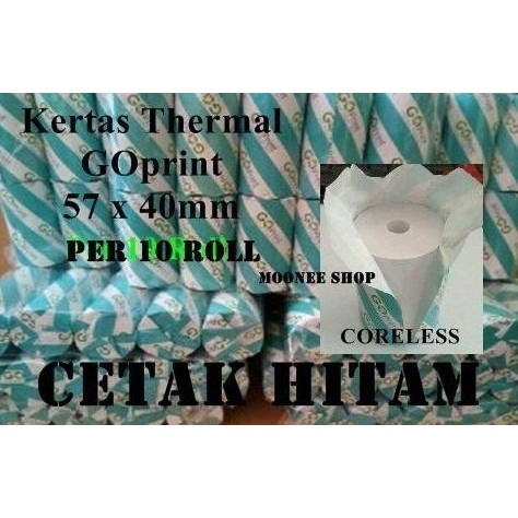 

Sale Kertas Thermal 57X40 58X40 Mm 10 Rol Goprint 113118