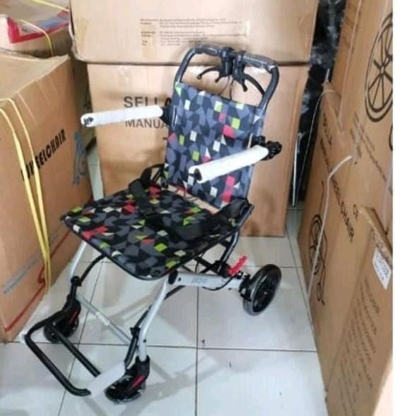 ORIGINAL KURSI RODA TRAVELING / KURSI RODA LIPAT BONUS TAS