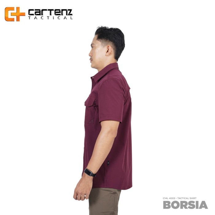 Kemeja Pendek Cartenz Tactical Borsia
