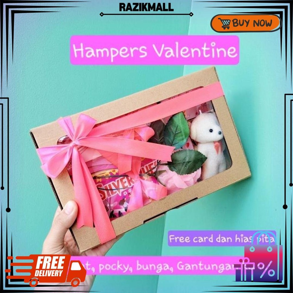 

Ready Stok - Hampers Cokelat / Hampers Valentine / Kado Cokelat Murah Meriah / Kado Cewek Murah D Promo Puncak