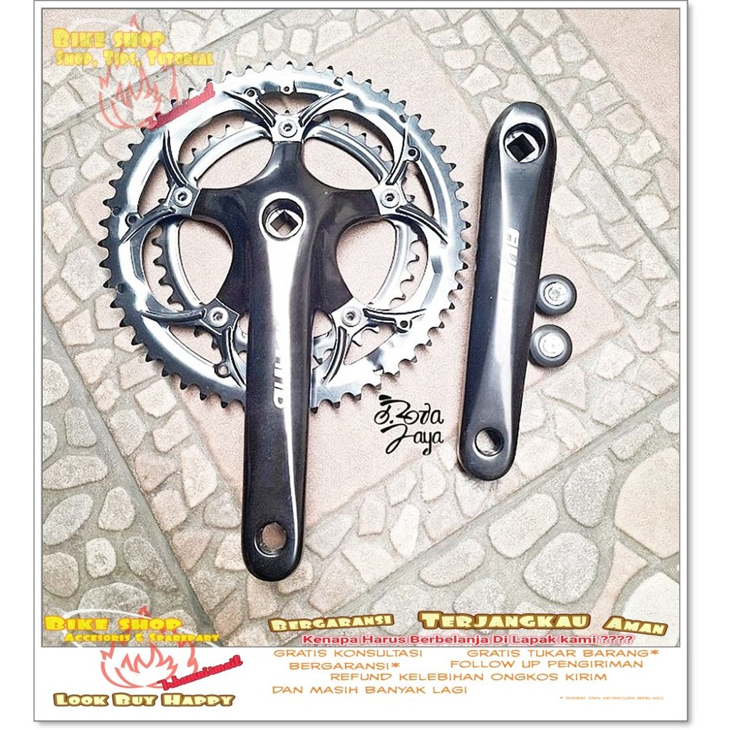CRANK - GIR BALAP AVAND ALLOY HITAM 170mm Sepeda MTB BMX