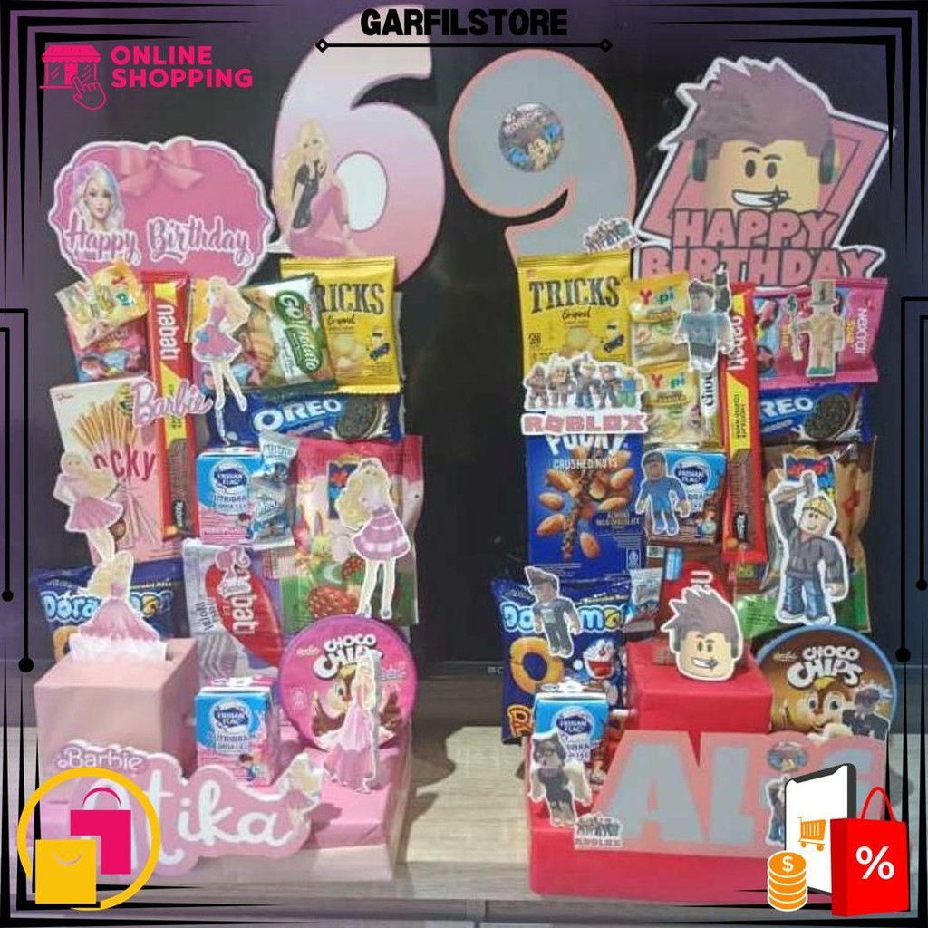 

Mading Snack Makassar Snack Tower Buket Snack Kado Ultah D Cod