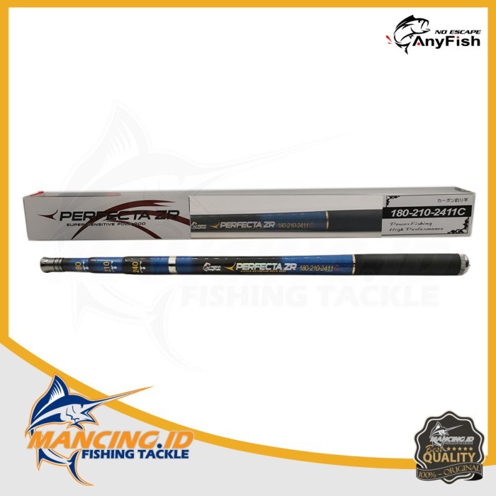 Anyfish Perfecta ZR Tegek Fishing Rod Joran Carbon Alat Pancing Sungai