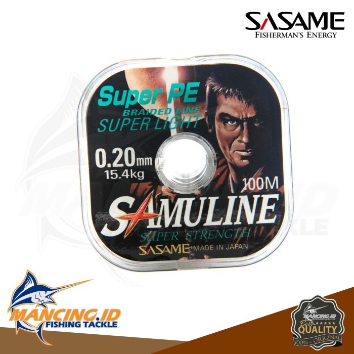 Senar Pancing Sasame Samuline Super PE Super Light 100m Braided Line