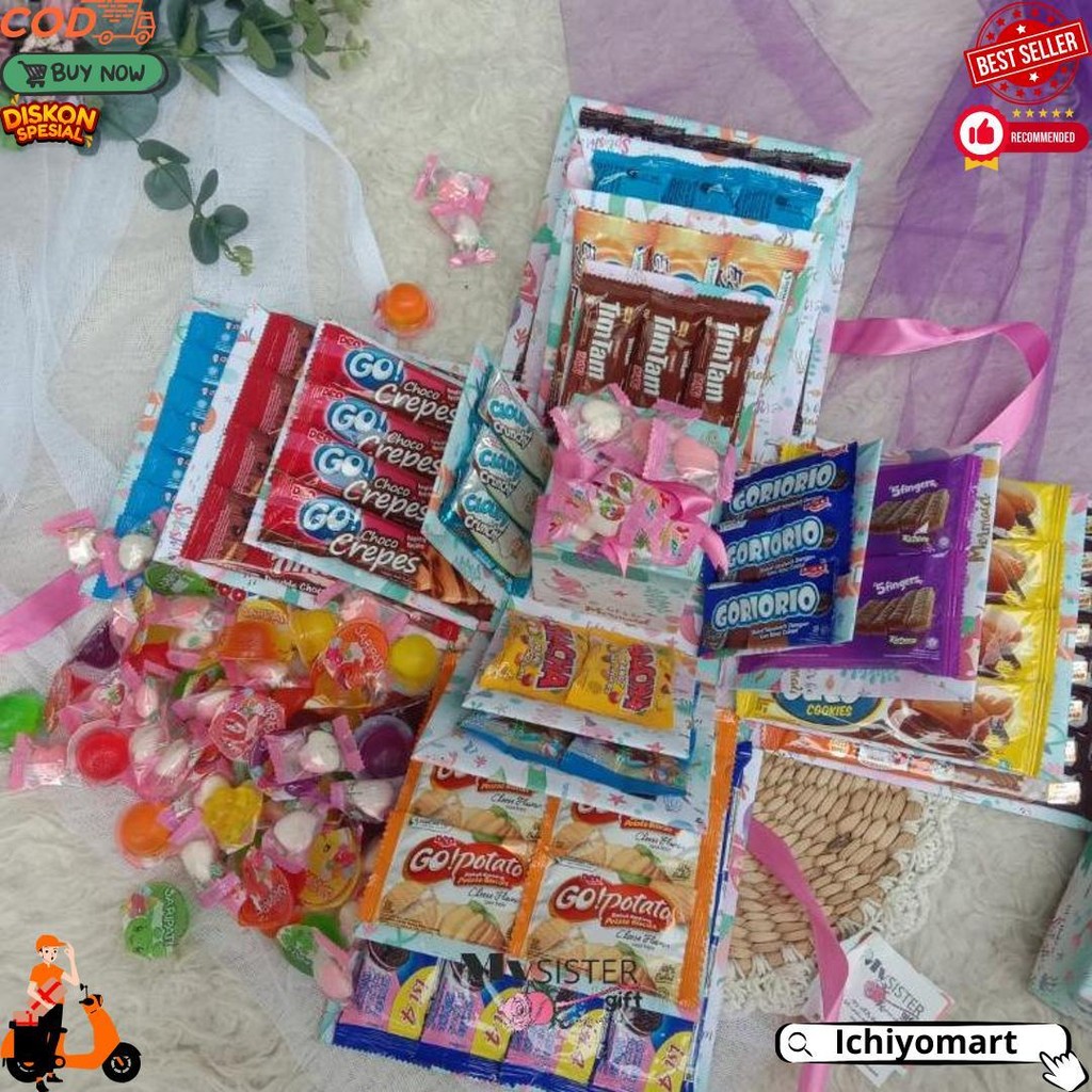

(Wajib Chat Admin) Explosion Box Snack 4 Layer Extra Jelly & Permen / Surprise Box / Kado Ulang Tahun / Kado Birhtday / Kado Uang Tarik / Explosion Box Snack / Kado Unik D Promo 2.2
