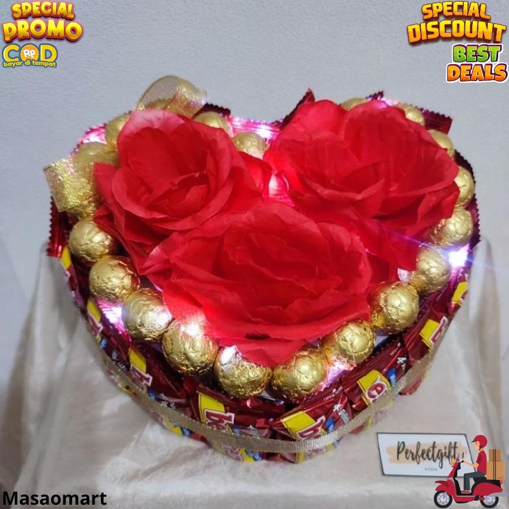 

( Free Gift Box) Love Coklat Cake Kado Valentine Ulang Tahun Anniversary D Terlaris