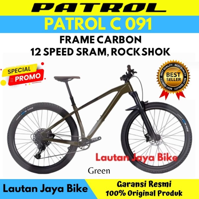 SEPEDA GUNUNG 29 MTB PATROL C091 FRAME CARBON 2021