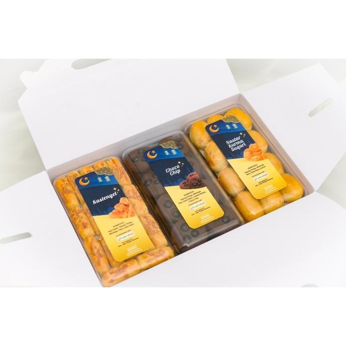 

Paket Kue Kering Lebaran Kuker Lebaran Mumtaz Bakery Halal 4 Toples