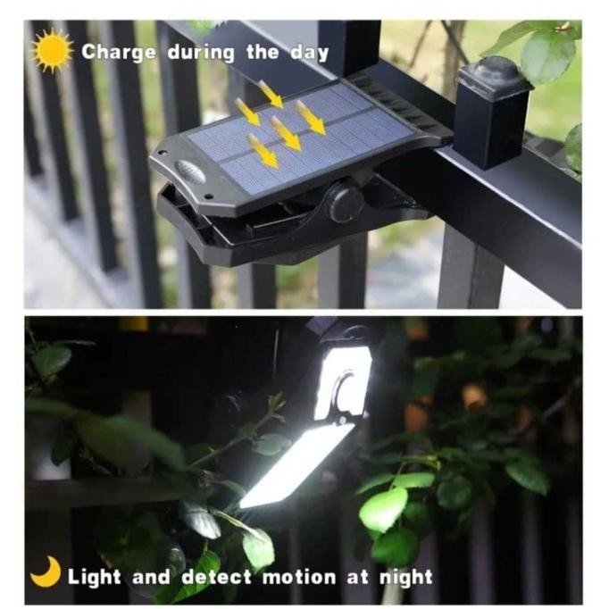 Grosir Lampu Solar Panel Jepit / Lampu Dinding Tenaga Surya 50W / Led Emergency