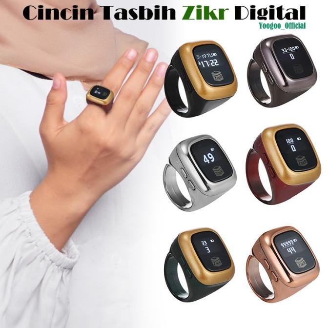 Cincin Tasbih Zikr Ring / Tasbih Ring Digital