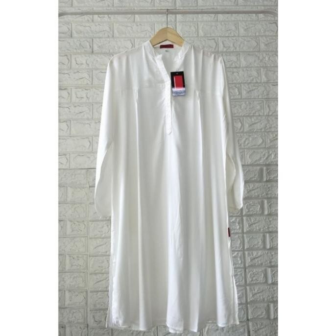 Sale Tunik Polos Rayon Jumbo Putih Tulang