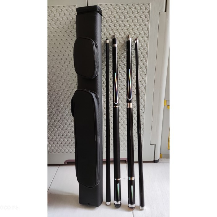 stik billiard paket fullset play jb tas black chrome metalic biliard