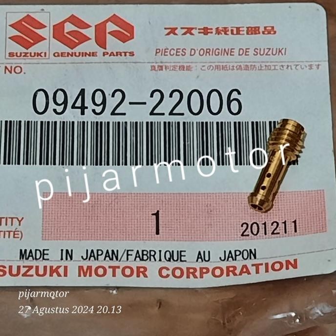 populer] Pilot Jet 22.5 Suzuki TS100 TS 125 , RC 100 Bravo Sprinter Crystal Tornado Satria 120