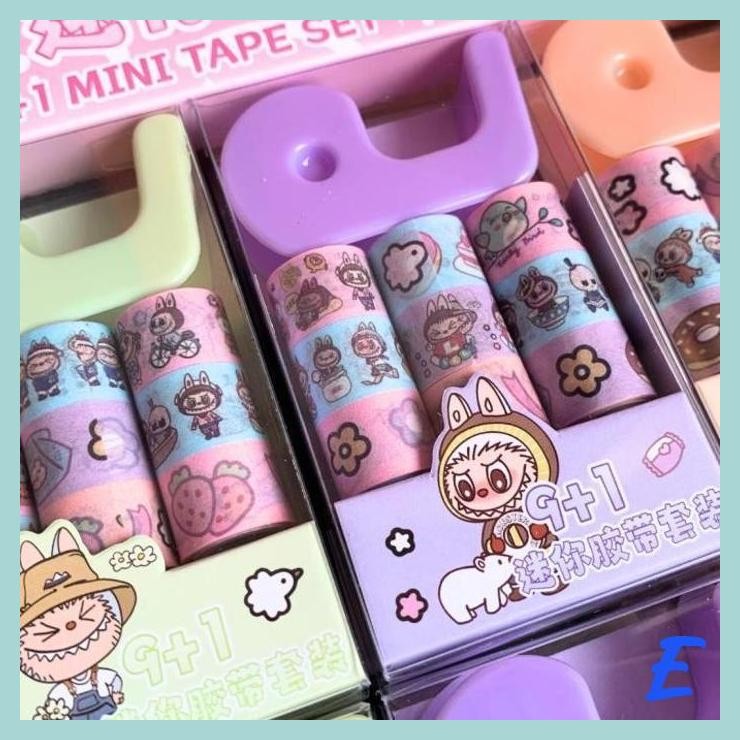 

| STV | MINI WASHIE TAPE CUTE LABUBU STATIONERY ALAT TULIS PERLENGKAPAN