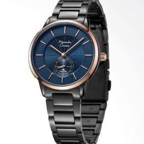 Murah Alexandre Christie Ac8546 / Ac 8546 Grey Rosegold Sapphire Jam Couple