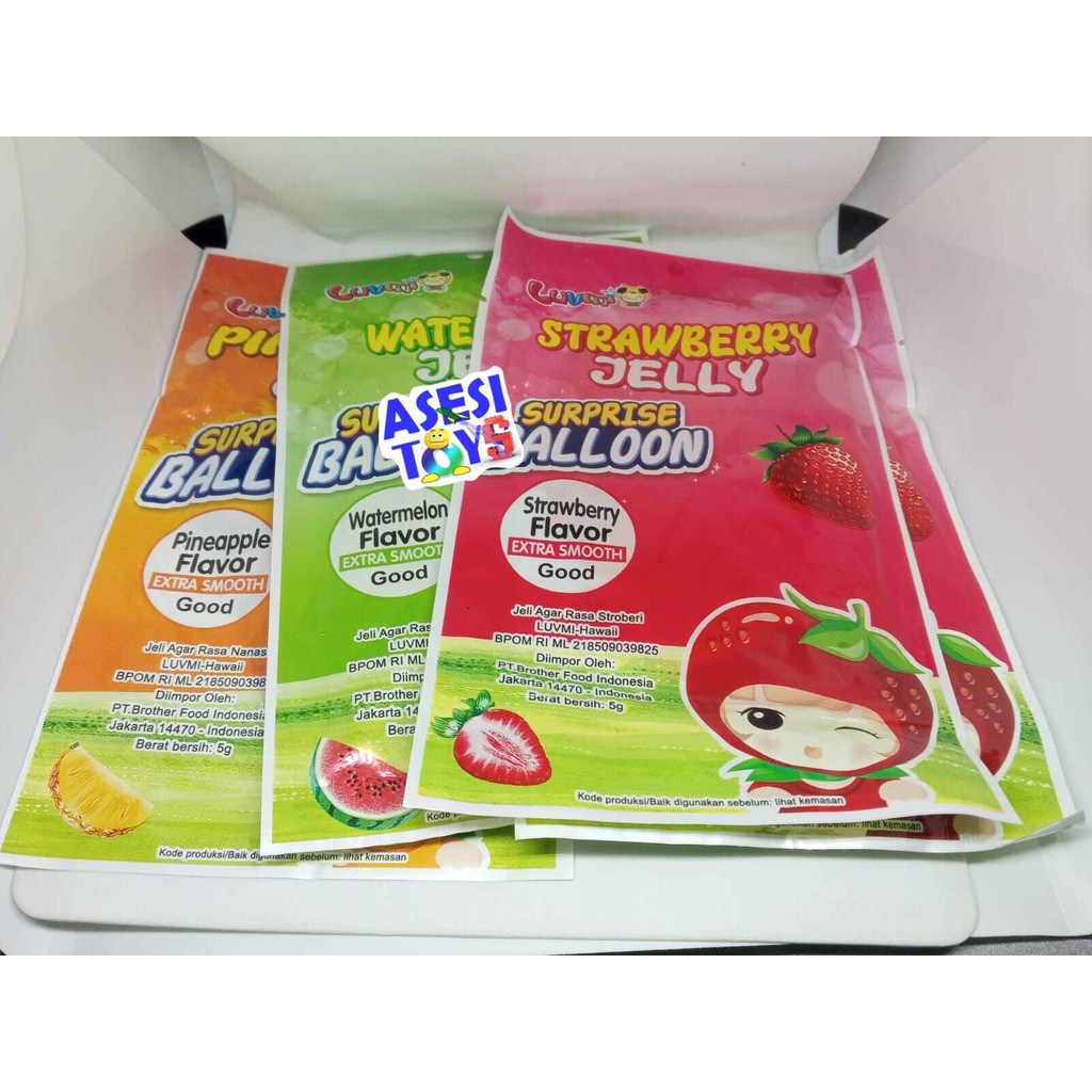 

permen Anak Warung surprise jelly balon Dsm 30pcs