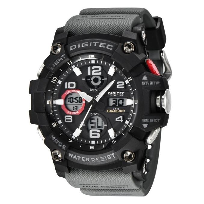 Murah Digitec Da-2125T Jam Tangan Pria Double Time Da2125T 2125 2125T