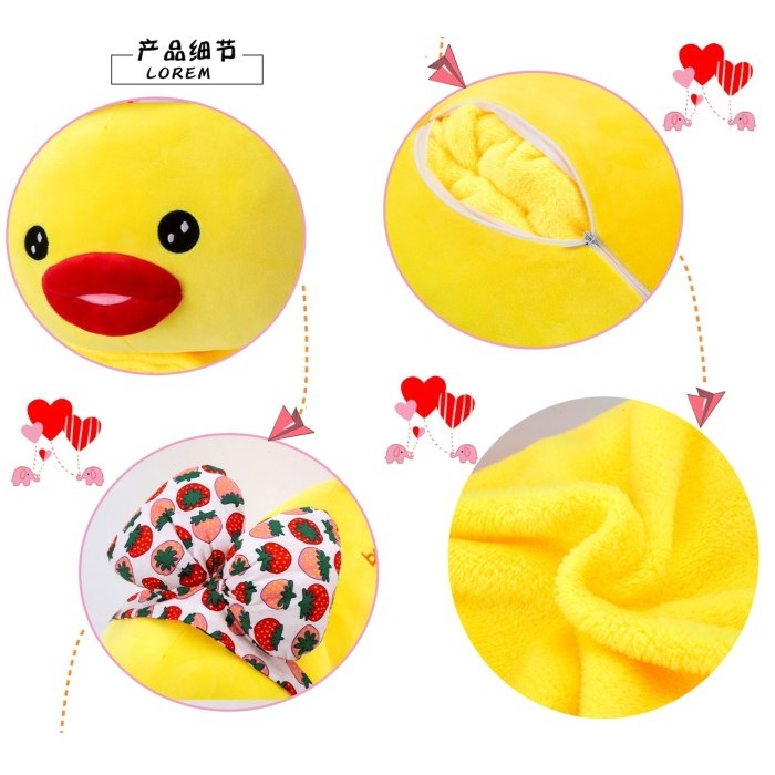 Balmut Bebek Super Lucu Lembut Boneka Bantal Selimut Anak Dewasa