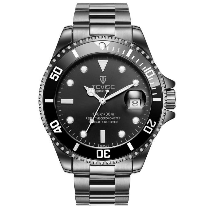 Sale Jam Tangan Pria Tevise Analog Submariner Original