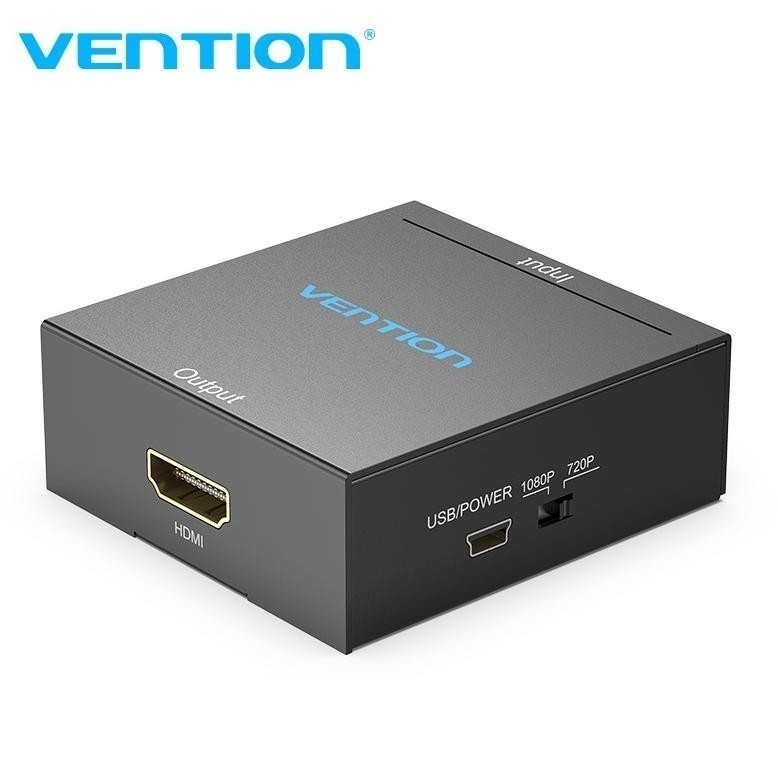 RCA to HDMI Vention Adapter Converter RCA AV to HDMI for Game Console AEF