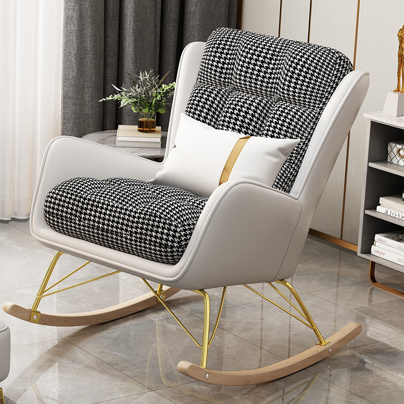 Rocking chair recliner balcony home isure lazy sofa chair