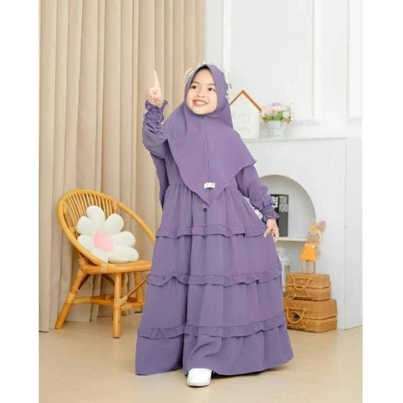 Terbaru 2025 Bahan Premium Bajugamis Gamis Cod Gamis 1 Tahun Umur 11 12 Tahun Baju Muslim Anak Terba