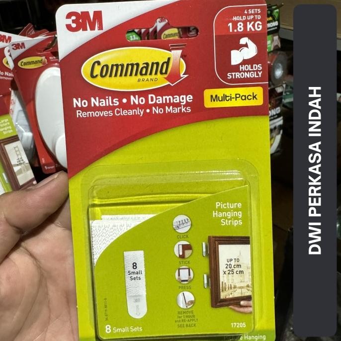 

3M Command 17205 8 Set Perekat Foto Pengganti Paku 1.8kg