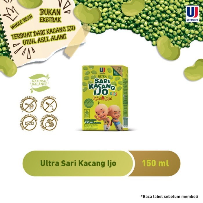 

Ultra Sari Kacang Hijau - All Varian - 150ml