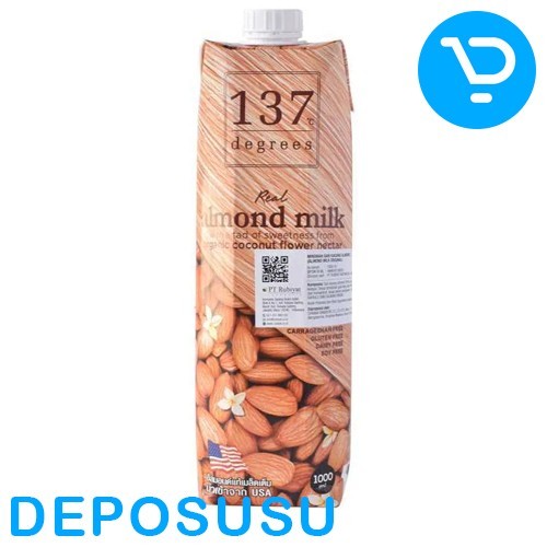

137c DEGREES 1L ALMOND MILK - a tad of sweetness